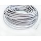 Déstock 18m balaine recouvert à coudre gris mauve largeur 7 mm