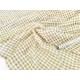 Destock 1.4m tissu mousseline gaufré doux fluide carreaux vichy largeur 145cm 