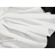 Déstock 1.55m tissu crêpe coton doux écru largeur 140cm 