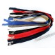 Destock 7 fermetures glissière zip séparable multicolore longueur 56-79cm