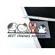 Destock transfert textile thermocollant applique best friends forever taille 22x9cm