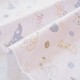 Tissu flanelle coton extra-doux petits chiens fond rose pale x 50cm 