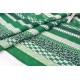 Tissu Japonais coton dobby traditionnel géométrique ton vert x 50cm 