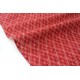 Tissu américain patchwork- motifs géométriques rouge brique x 50cm 