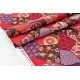 Tissu japonais coton soyeux fluide motif traditionnel patchwork fleuri géométrique x 50cm 
