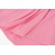 Tissu crépon coton extra doux rose x 50cm 