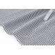 Tissu coton vichy carreaux tissé teint doux couleur noir blanc x50cm 
