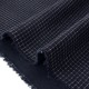 Tissu coton extra doux peau de pêche petits carreaux fond noir x 50cm 