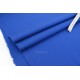Tissu coton popeline lourd extensible couleur bleu royal x 50cm 