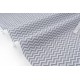Tissu américain chevron zig zag couleur gris x 50cm 