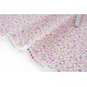 Tissu japonais SEVENBERRY batiste coton fleuri sur fond écru x50cm 