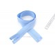 Fermeture glissière zip Eclair séparable longeur 64cm bleu pâle x1 unité 
