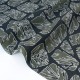 Tissu japonais popeline coton camouflage végétal jangle kaki x50cm 