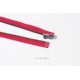 Grosse Fermeture glissière zip Eclair séparable YKK métal longueur 57cm rouge x 1 pièce