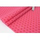 Tissu japonais coton étoiles asanoha couleur rose rouge x 50cm 