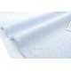 Tissu japonais coton popeline vagues Seigaiha gris fond blanc x 50cm 