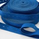 2 M élastique réglable plat 2cm bleu foncé - vendu par 2 mètre