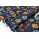 Tissu américain flanelle coton extra-doux Tortues Ninja x 50cm 