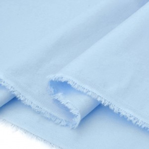 Tissu coton doux bleu pâle x 50cm