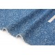 Tissu jean fin souple motifs fleuri x50cm 