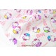 Tissu Japonais crêpon  Hello Kitty rose x 50cm