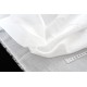 Tissu voile de coton fin doux blanc cassé x 50cm 
