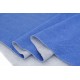 Tissu sweat molletonné léger bleu chiné largeur 180cm x 50cm