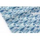 Tissu Japonais coton popeline la vague de Kanagawa x 50cm 