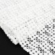 Tissu haute couture guipure coton lourd blanc cassé x 50cm 