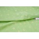 Tissu japonais broderie anglaise coton doux fuide vert anis x50cm