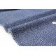 Tissu japonais lin coton épais doux motif Samehada Komon gris x 50cm 