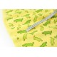 Tissu flanelle américain  extra-doux petits crocos x 50cm