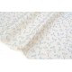 Tissu jaoponais popeline coton soyeux petit lapin fond beige x 50cm 