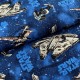 Tissu américain patchwork star wars bleu x 50cm 