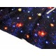 Tissu américain les étoiles de l'univers x 50cm 