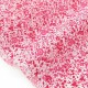 Tissu popeline coton soyeux fleuri rose x 50cm 
