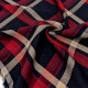 Destock 0.9m tissu viscose tartan écossais carreaux tissés extra doux largeur 146cm