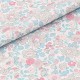 Tissu liberty tana lawn betsy rose grise bleu 0.5m