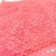 Déstock 6.3m dentelle élastique lingerie rose largeur 13.5cm