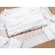 Déstock lot 13.6m broderie anglaise coton douce blanche largeur 8cm