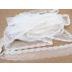 Destock lot 13.9m dentelle tulle brodé broderie coton douce largeur 4cm