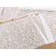 Déstock lot 4.6m dentelle élastique lingerie fluide blanche largeur 21cm