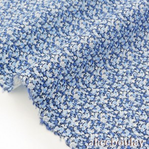 Tissu liberty popeline pepper bleu 0.29m