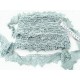 Destock 13m dentelle guipure douce vert gris largeur 4.5cm