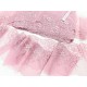 Destock 7.4m dentelle tulle brodé broderie fine haute couture largeur 13cm