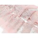 Destock 9m dentelle tulle brodé broderie lourde haute couture largeur 17cm