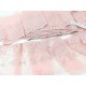 Destock lot 7.7m dentelle tulle brodé broderie lourde haute couture largeur 15cm