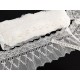 Destock lot 11.9m dentelle tulle brodé broderie largeur 9cm