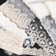 Destock lot 9.3m dentelle tulle brodé broderie guipure coton