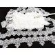 Destock lot 18.6m dentelle guipure douce haute couture largeur 7.2cm